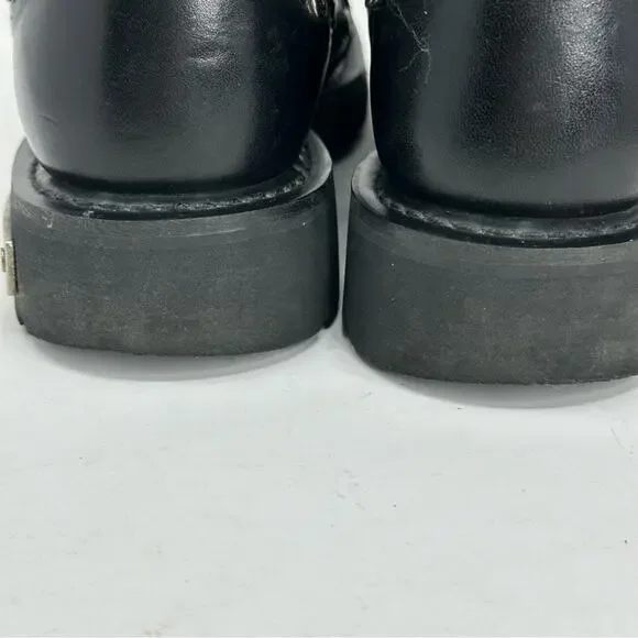 Harley-Davidson Men’s Brake Light Leather Riding Boots - BLACK - Picture 10 of 14